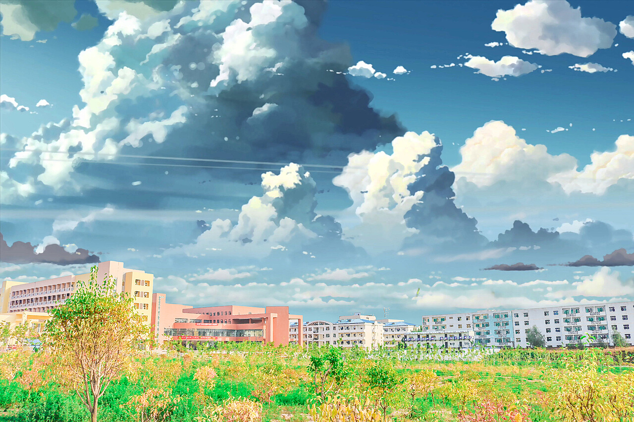 中北大學動漫設計 天空為幕，創意翱翔